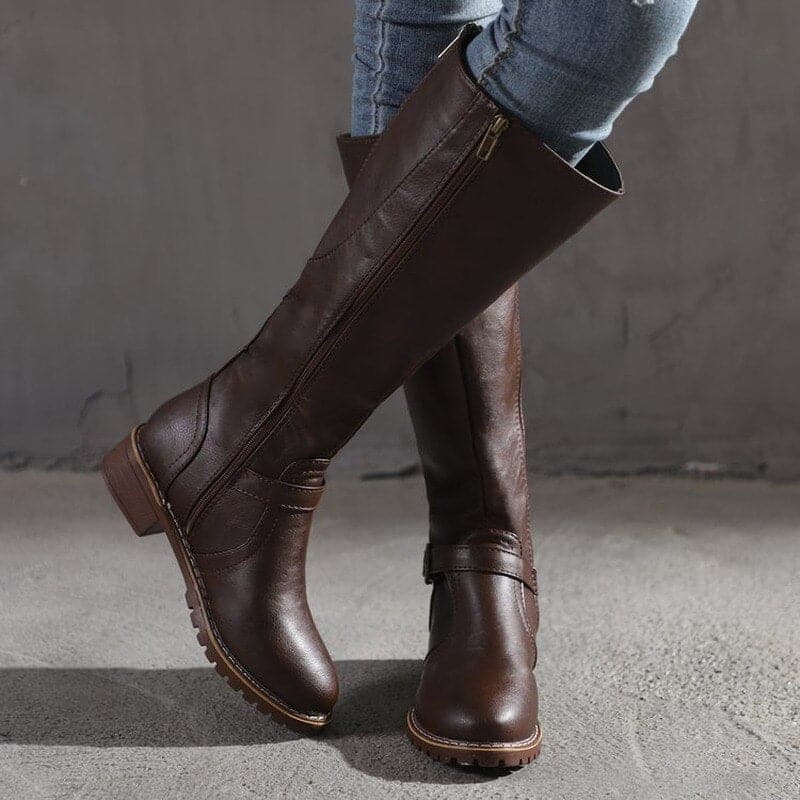Marly - Bequeme Damenboots mit Zier-Schnalle
