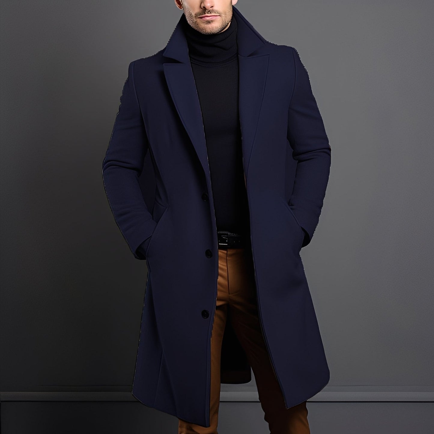 Clifton - Stilvoller Woll-Trenchcoat für Herren