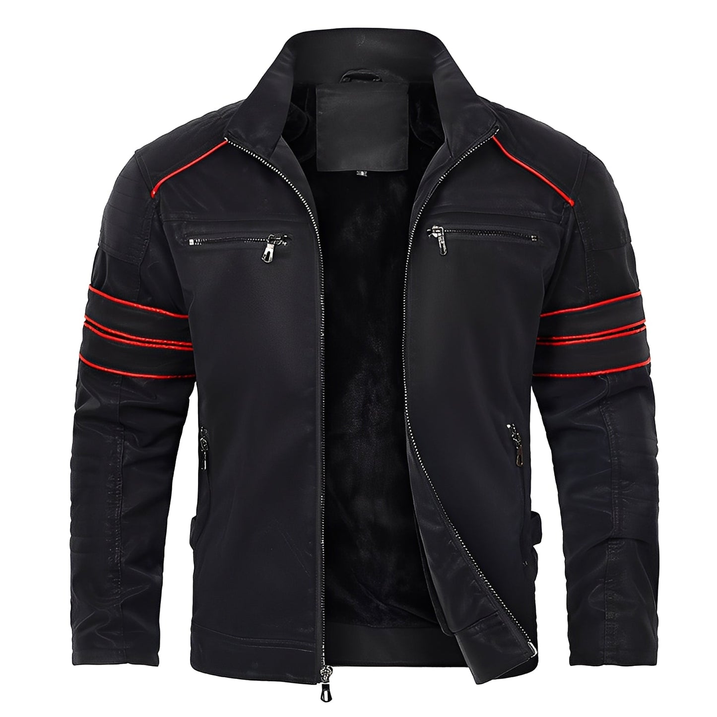 Jerold - Moderne Motorradlederjacke für Herren
