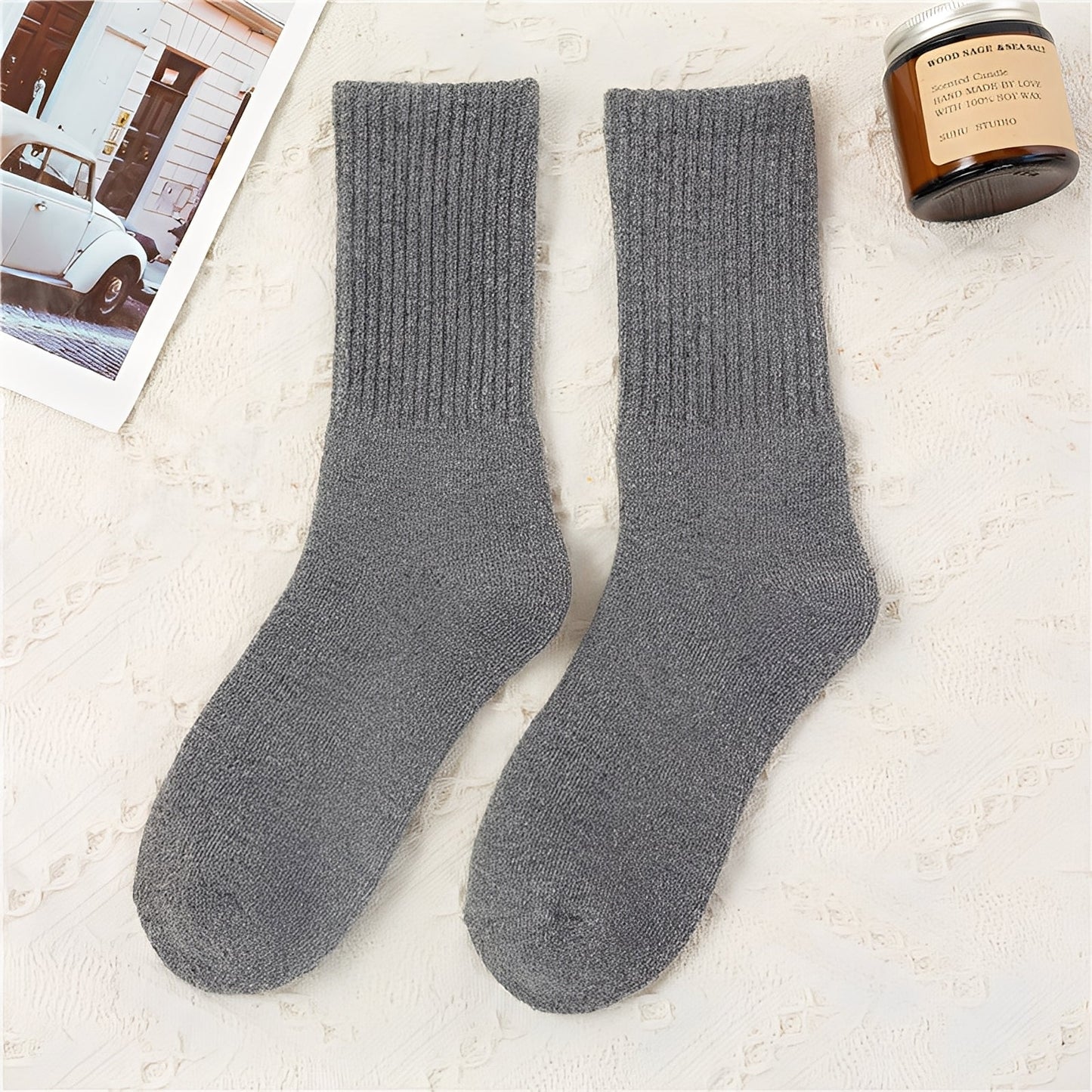 Carmella - Unisex-Socken, warm, dick und gemütlich