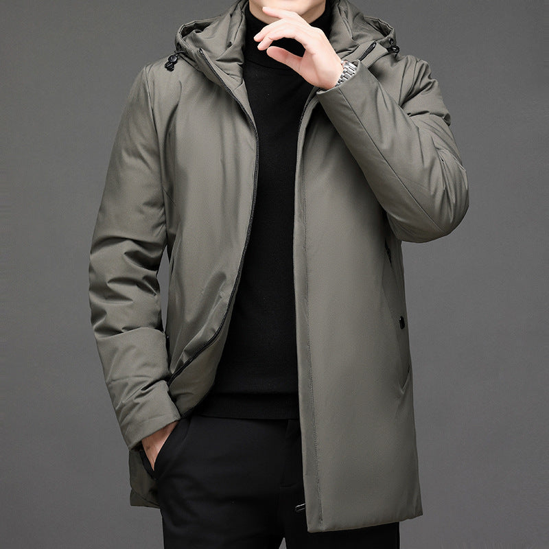 Gerrard - Warme Herrenjacke mit Kapuze