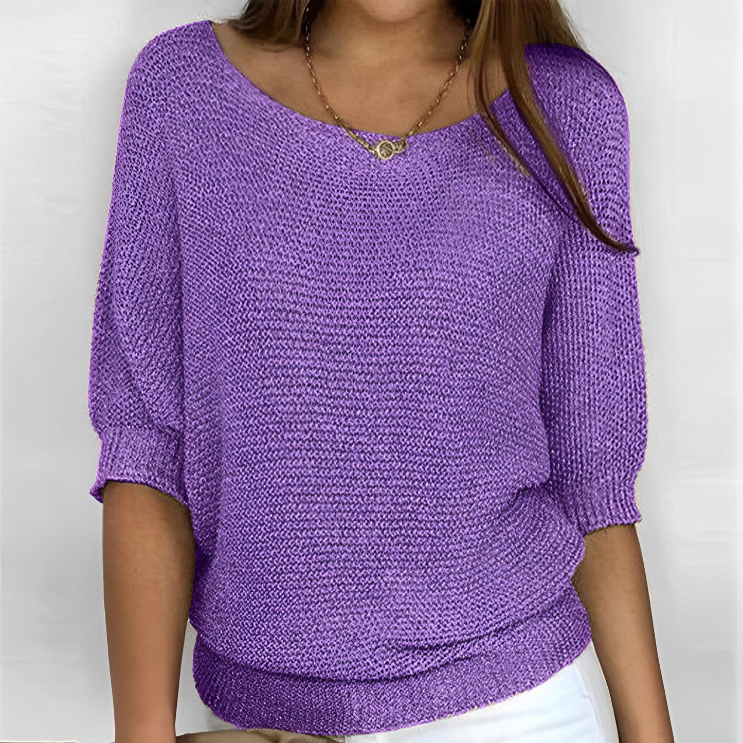 Leonie – Elegantes Halfter-Pullover-Shirt