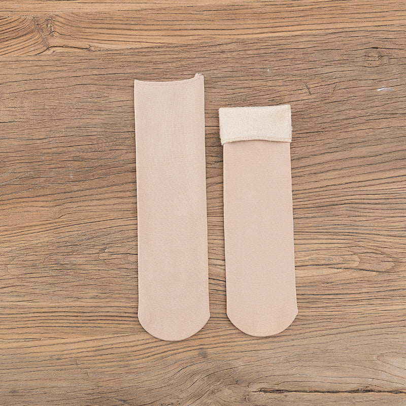 Gloria - Flauschige Samt-Wintersocken für Damen