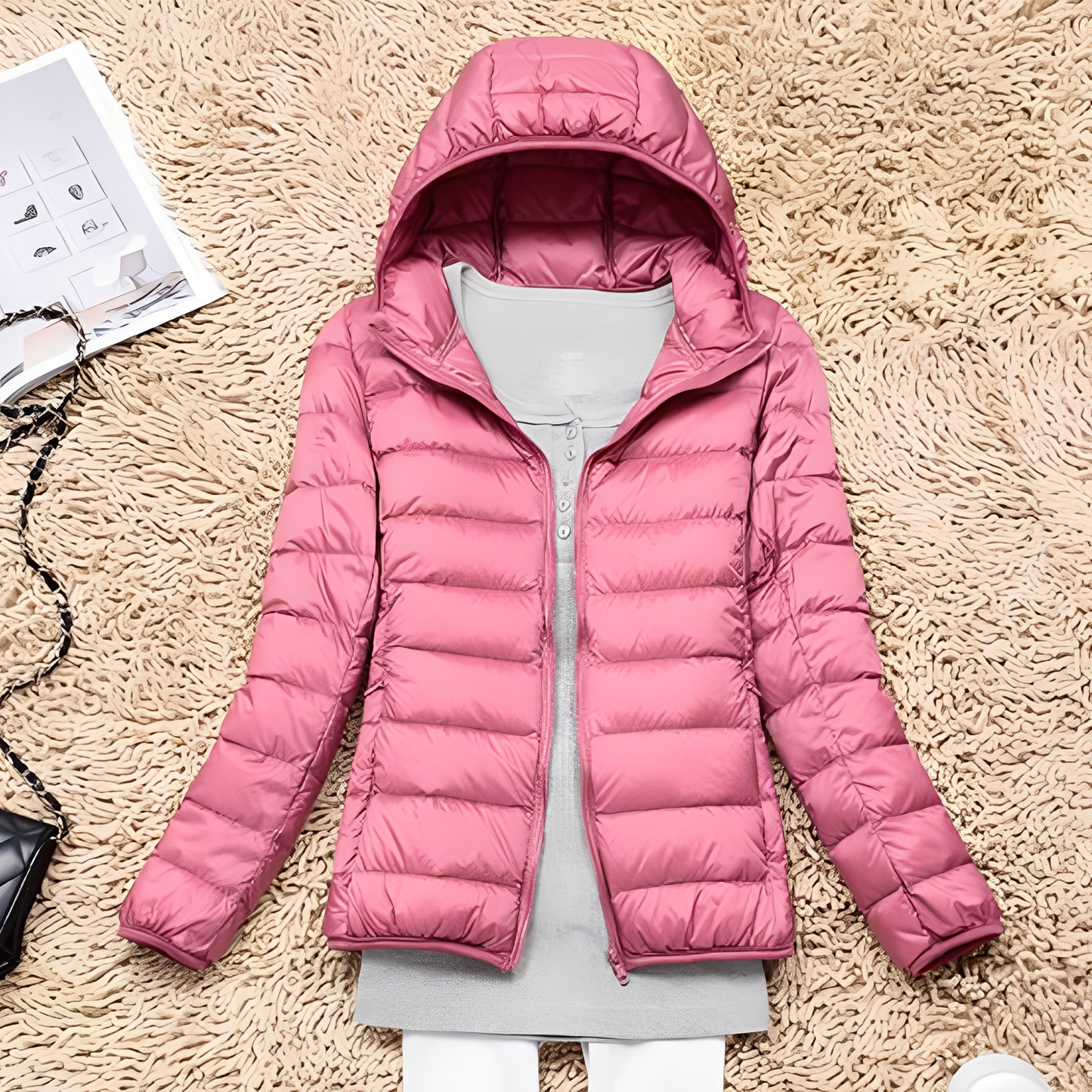 Lyndsay - Bequeme, eng geschnittene Damen-Daunenjacke