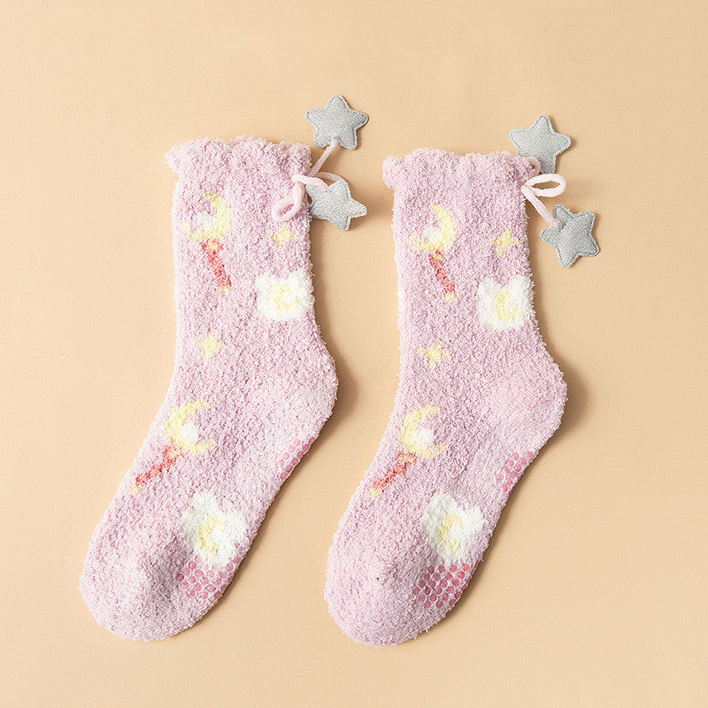 Ramona - Stilvolle, wärmende Fleece-Wintersocken für Damen