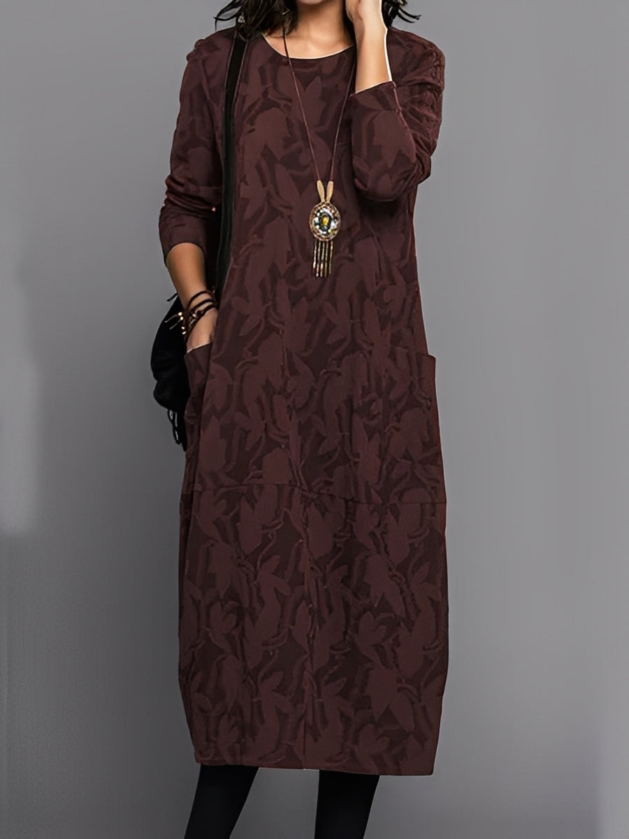 Kadence - Schickes Frauenkleid mit langen Ärmeln