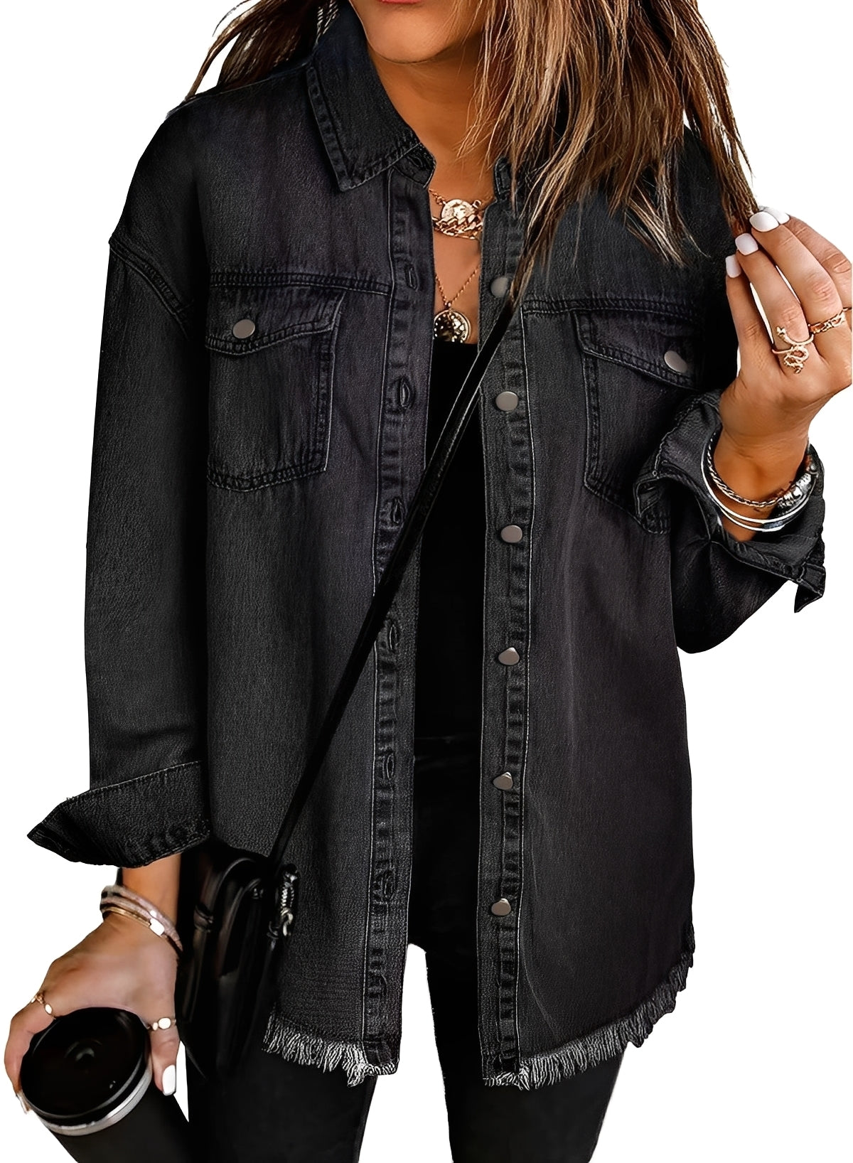 Deborah - Damen-Jeansjacke aus leichtem, gewaschenem Stoff