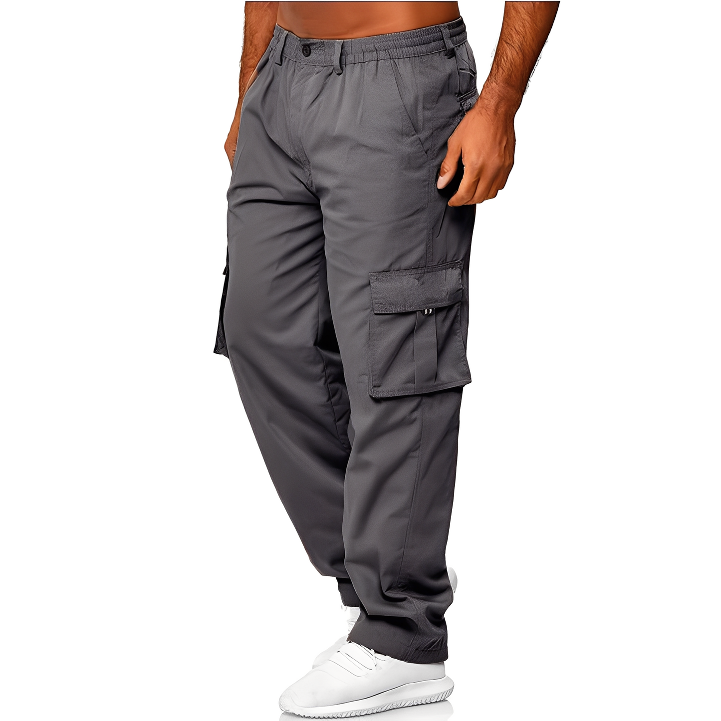 Randolf - Bequem weite Cargo-Hose für Männer