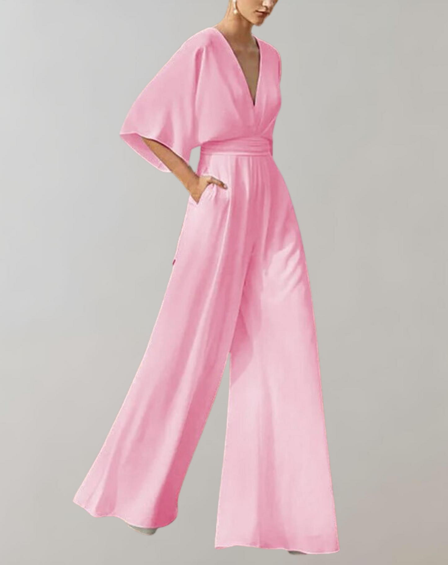 Yoko – Bequemer Jumpsuit mit weitem Bein