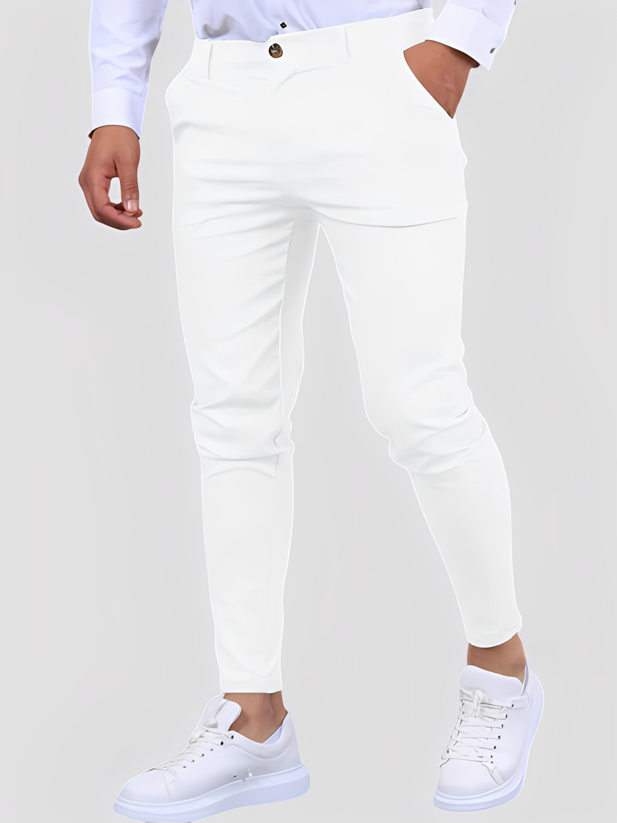 Shelton - Bequeme, dehnbare Herrenhose im schmalen Schnitt
