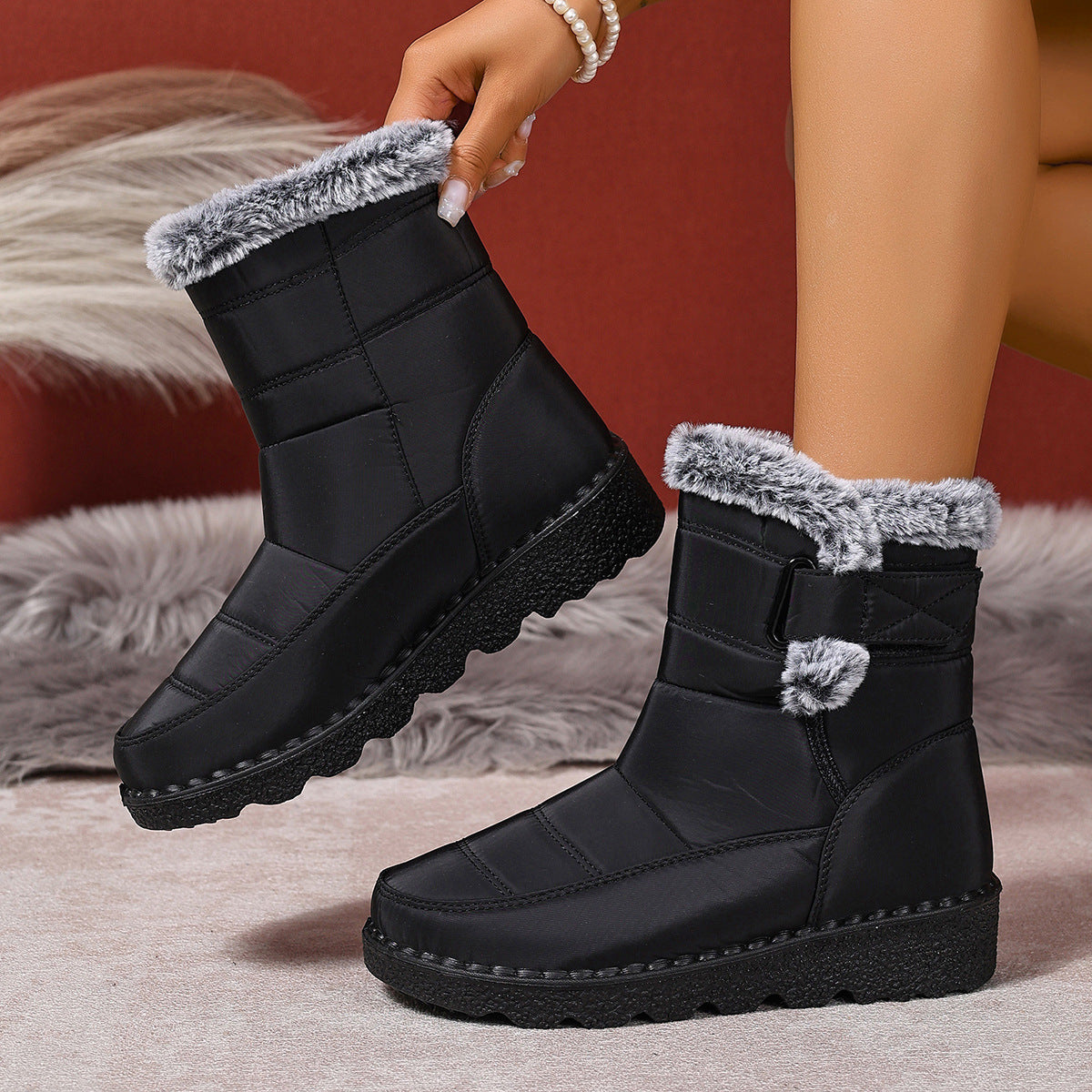 Denise - Komfortable, wasserdichte Damen-Winterstiefel