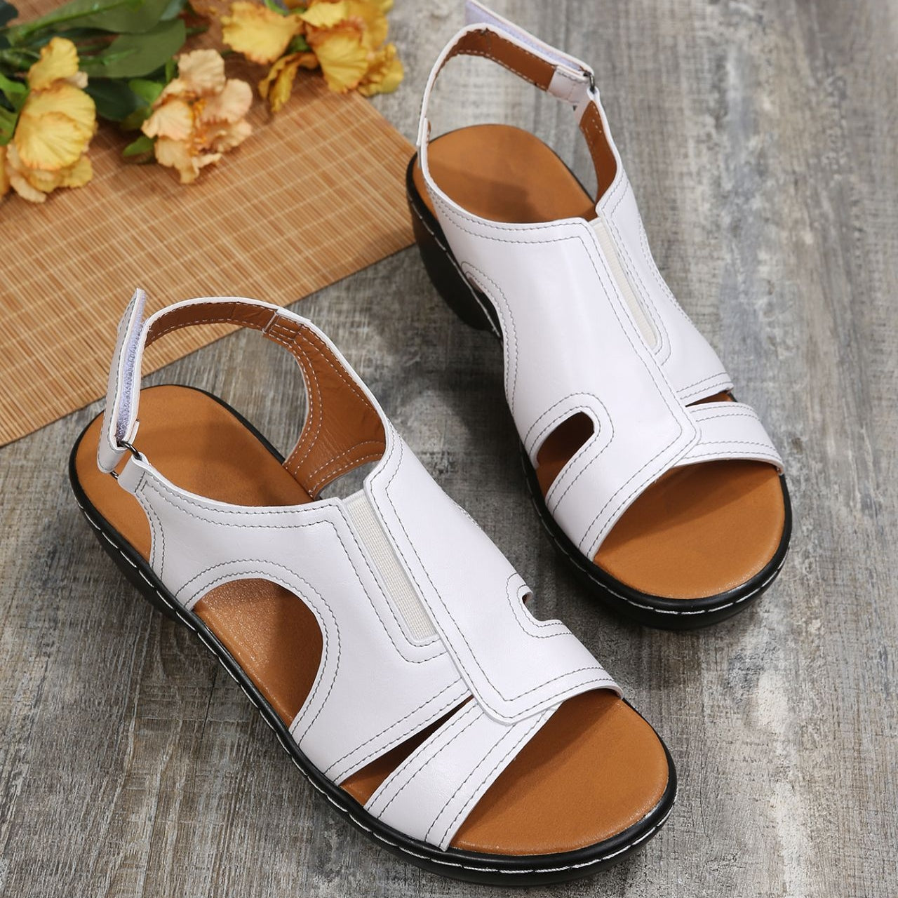 Duana - Bequeme Damensandalen mit Luftpolster