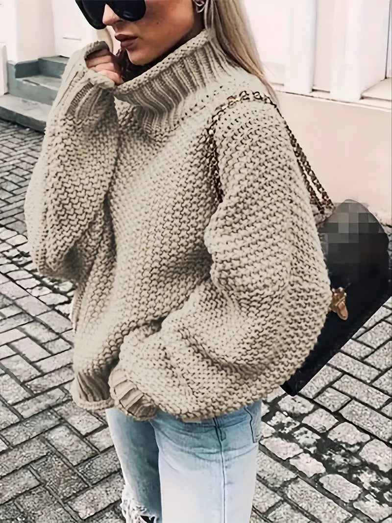 Vale – Rollkragenpullover einfarbig