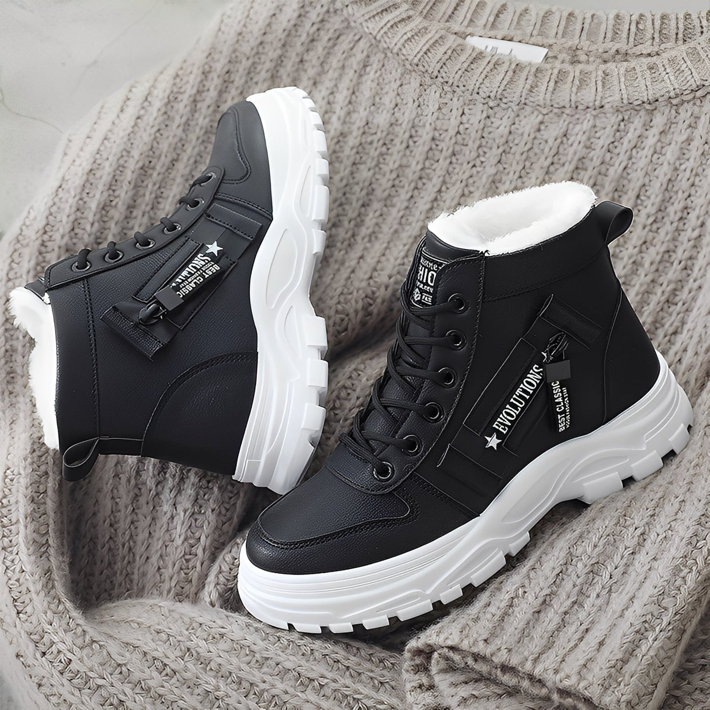 Adamina - Bequeme, warme Damenstiefel