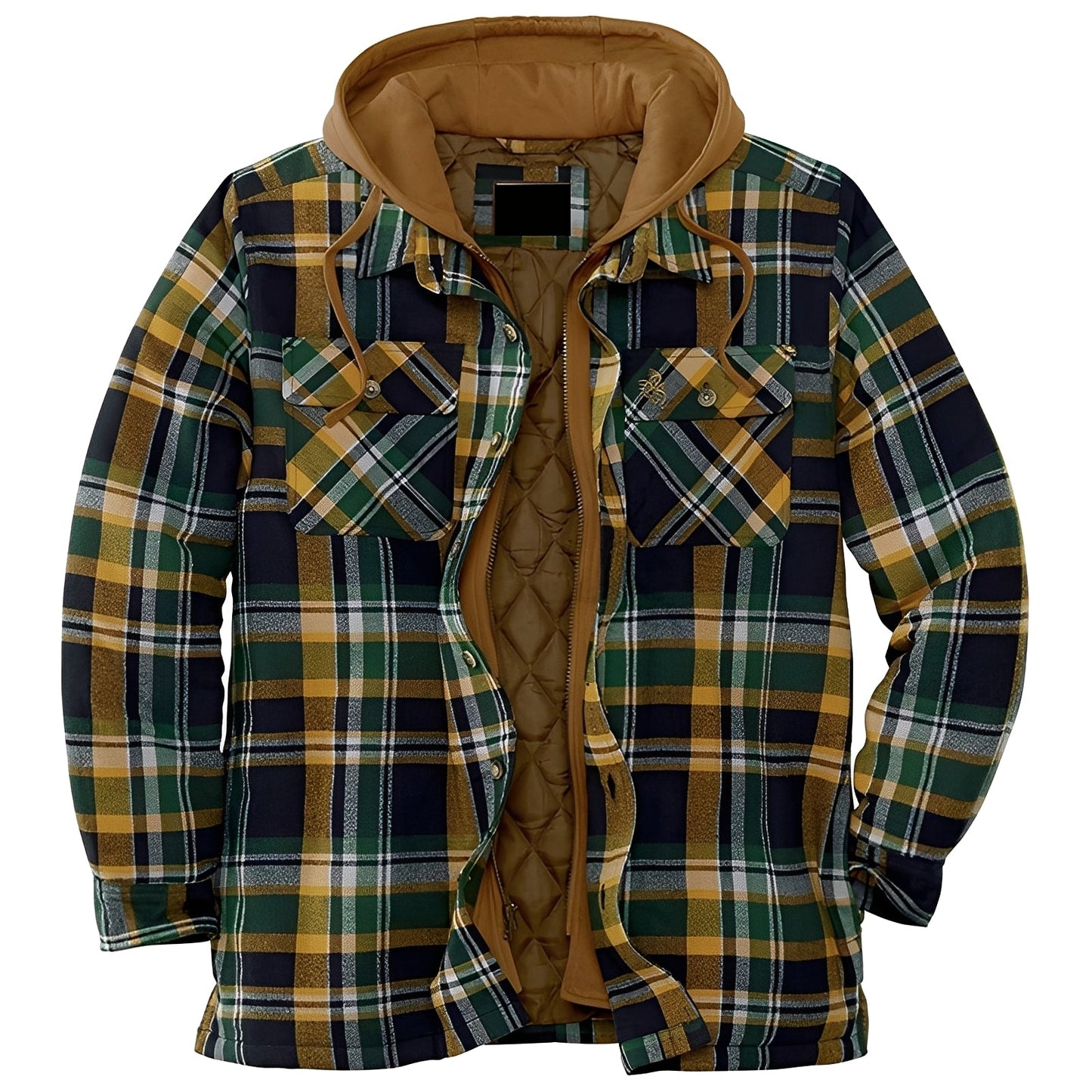 Denzil - Bequeme Herrenjacke aus Flanell mit Karomuster