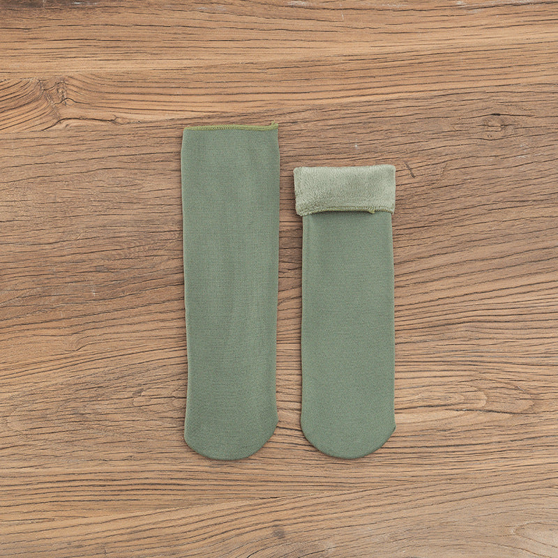 Gloria - Flauschige Samt-Wintersocken für Damen