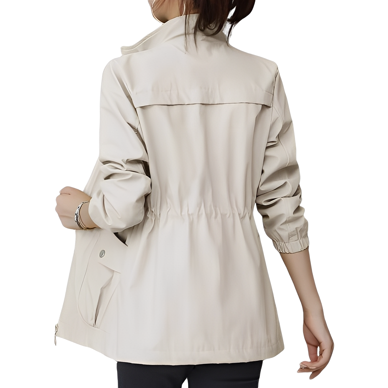 Gwenda - Modejacke für Damen mit verstellbarer Taille