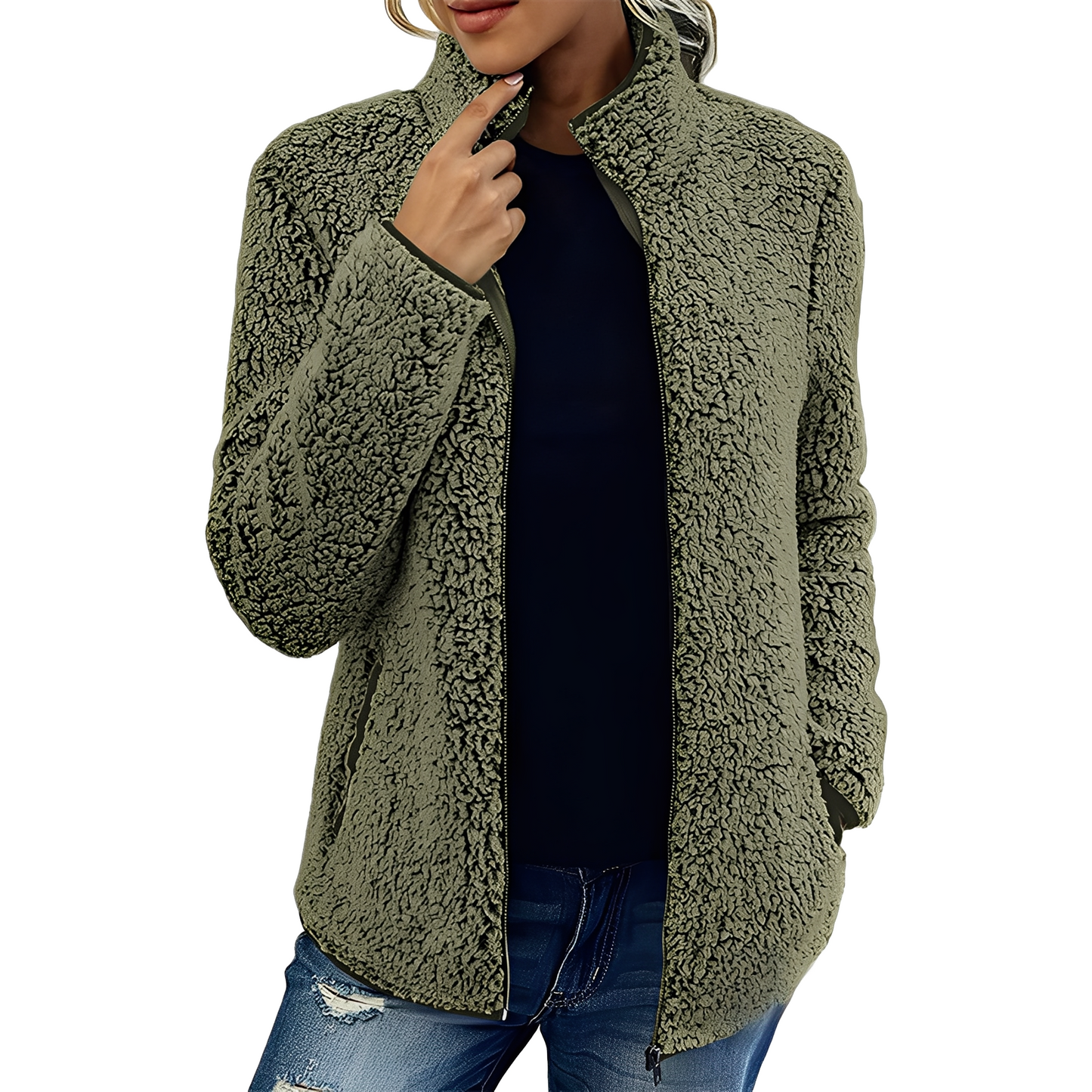 Larissa - Stilvolle und warme Damen-Fleecejacke