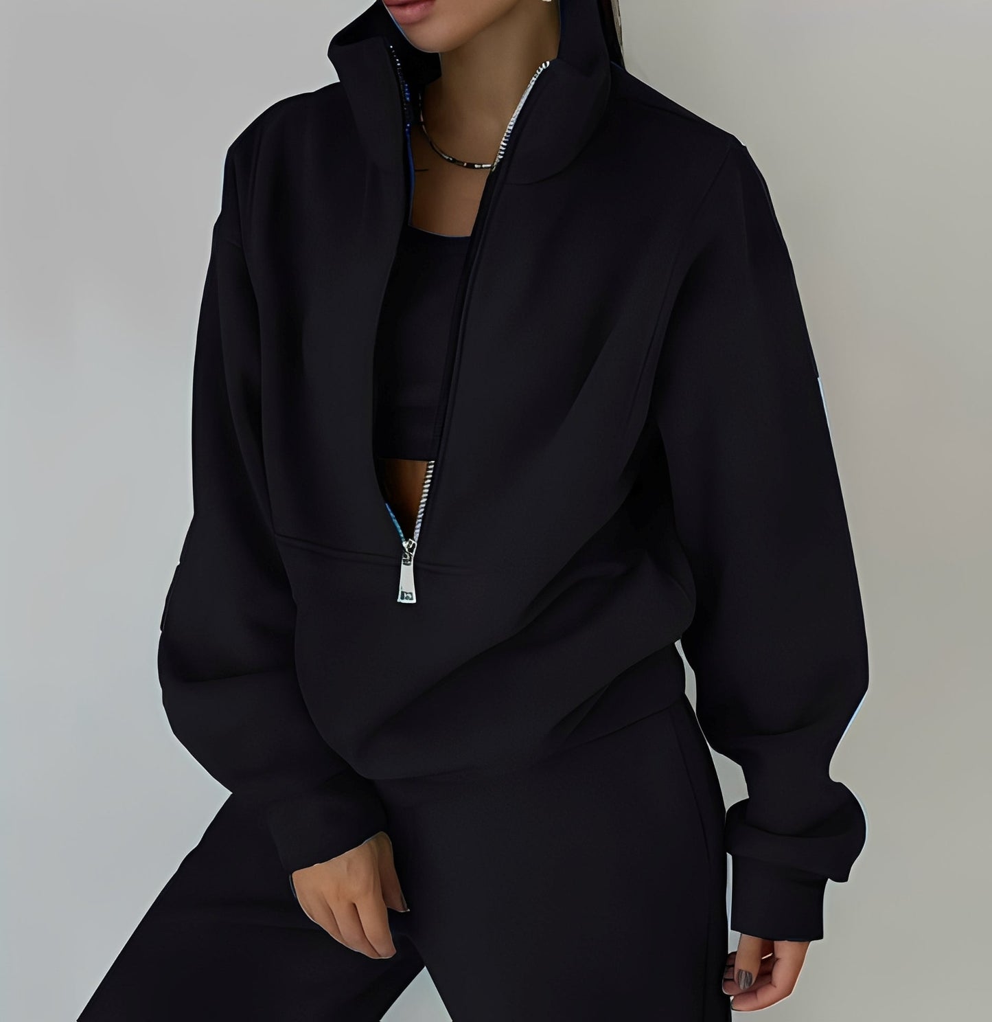 Mélissa - Bequemes lockeres Frottee-Set, zweiteilig