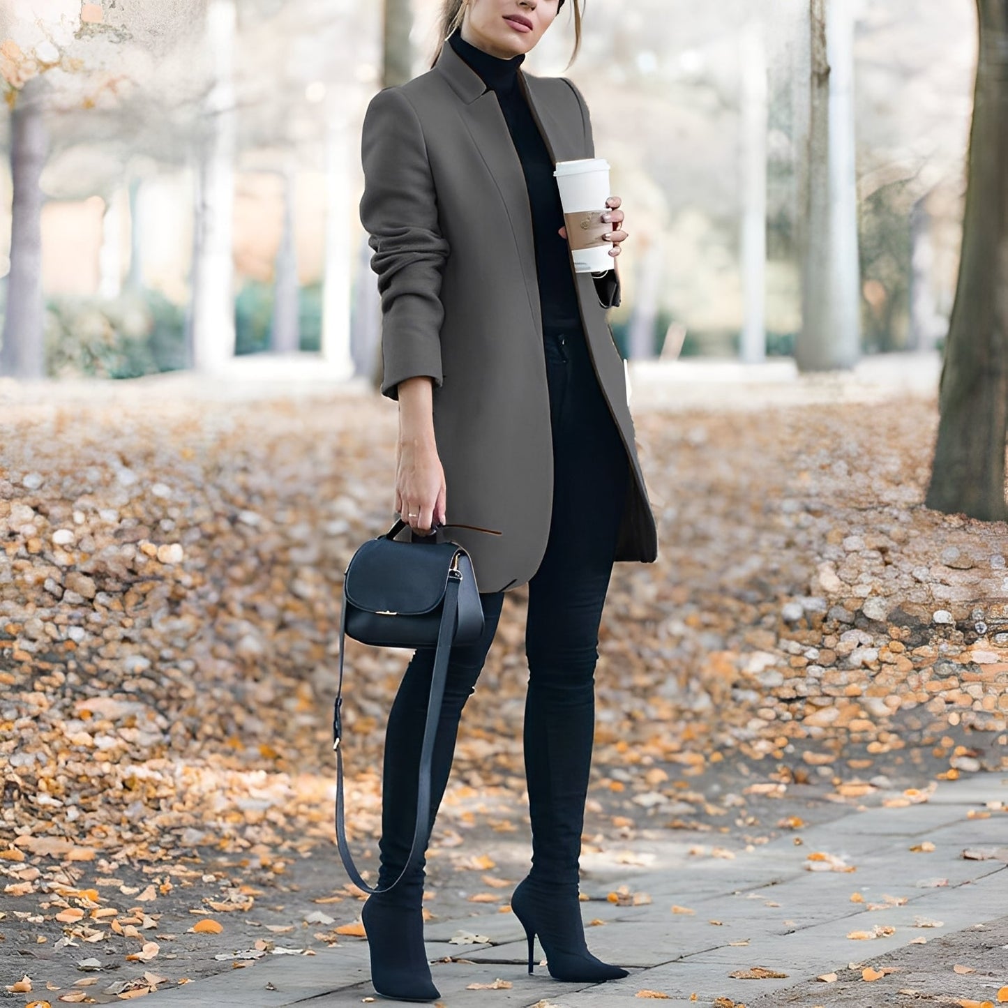 Jazmin - Bequemer, bunter Wollblazer für Damen