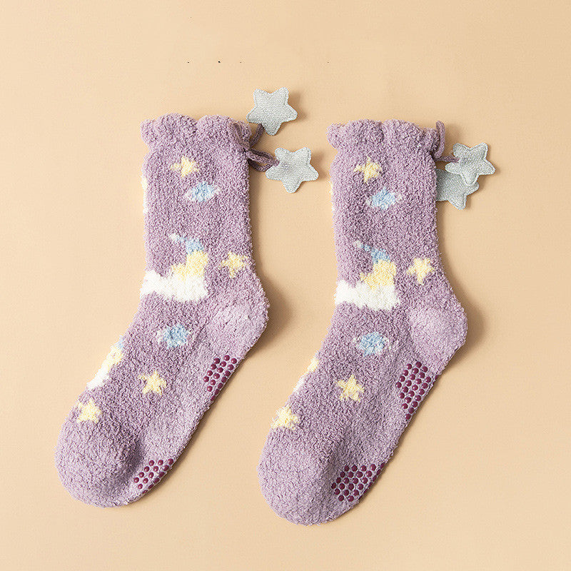 Ramona - Stilvolle, wärmende Fleece-Wintersocken für Damen
