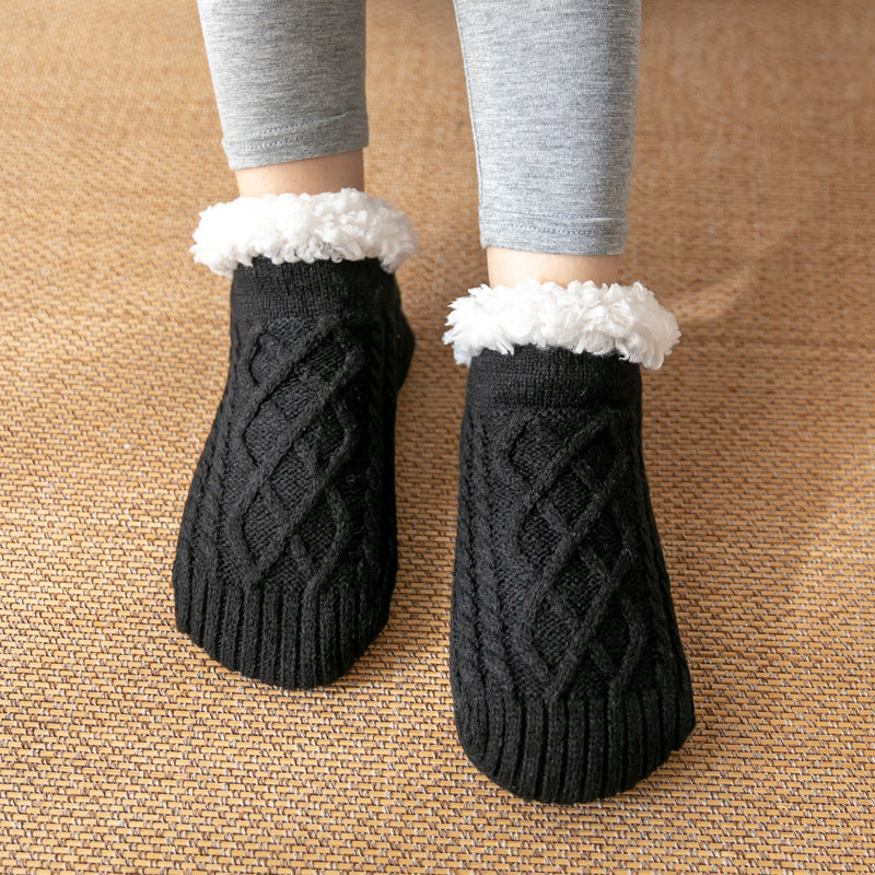 Raquel - Bequeme und rutschfeste Damenplüschsocken für die Winterzeit