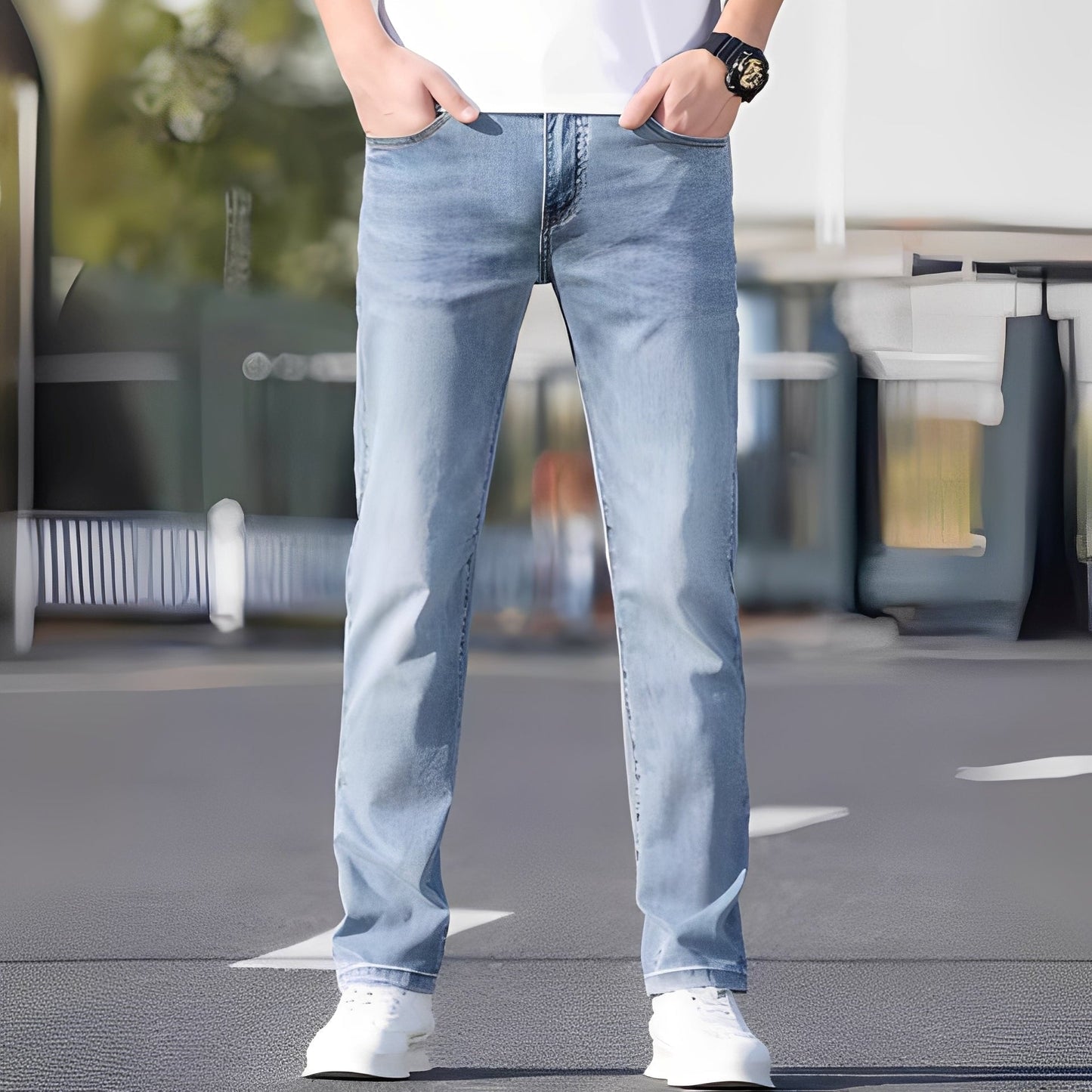 Winfred - Elegante Stretch-Skinny-Jeans für Männer