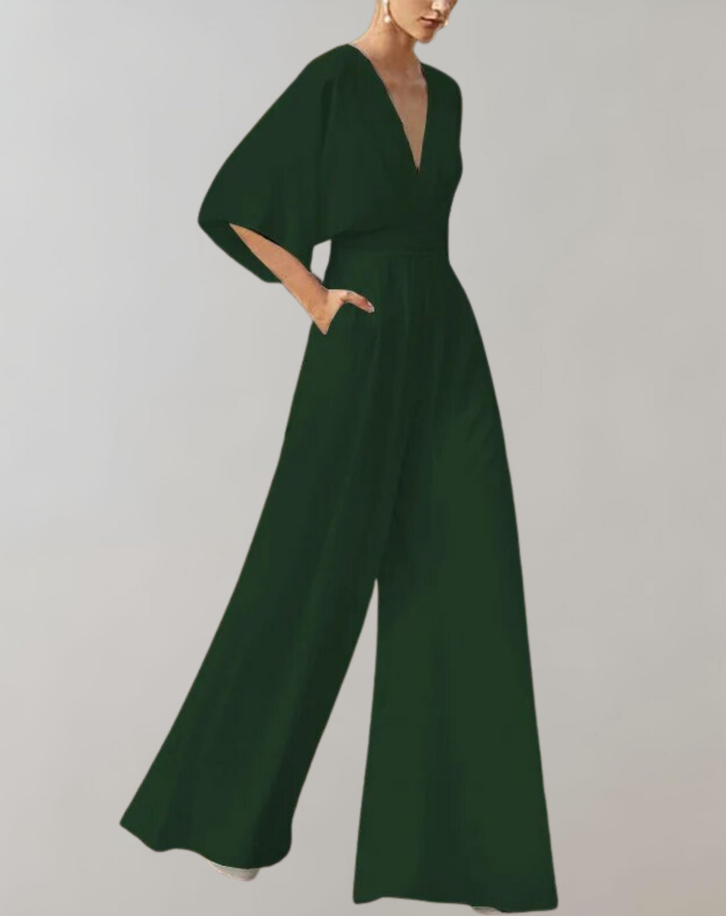 Yoko – Bequemer Jumpsuit mit weitem Bein