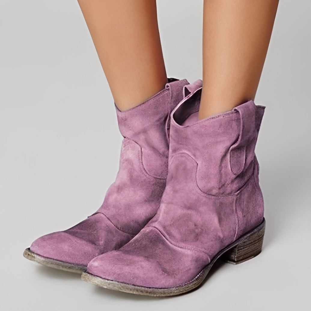 Margaret - Bequeme Damen-Lederstiefeletten