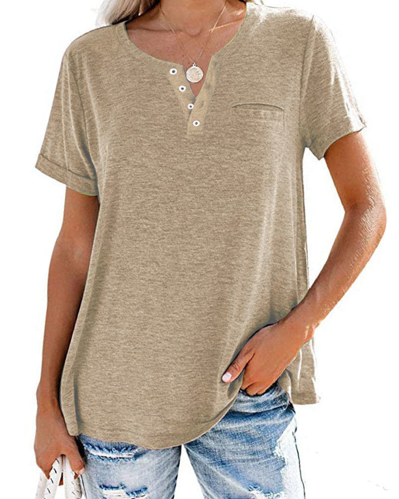Élodie – Damen T-Shirt mit kurzen Ärmeln