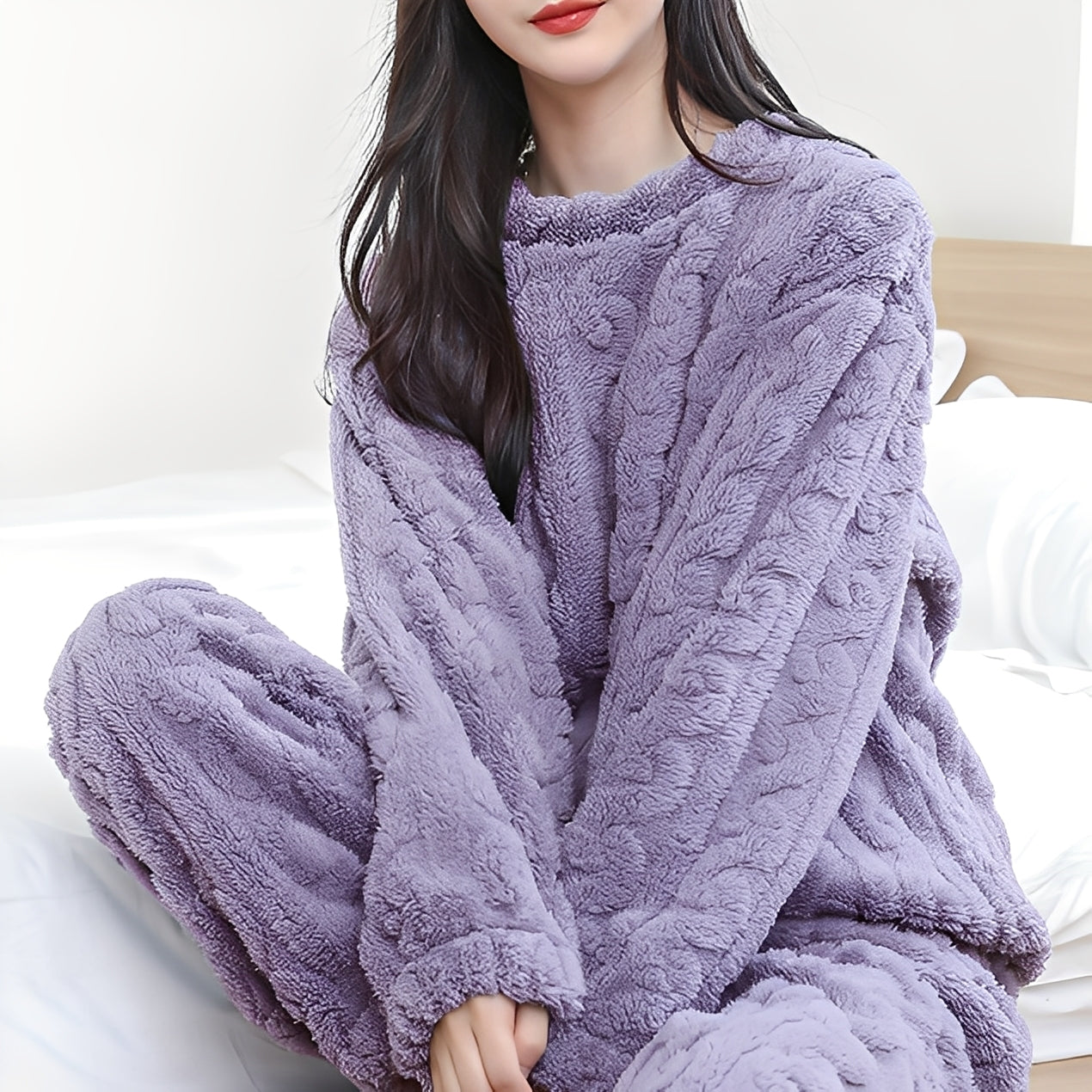 Kilie - Angenehmes, warmes Fleece-Set für Damen