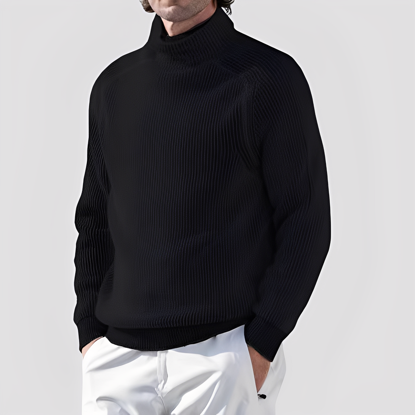 Chadwick - Stilvoller, warmer Herren-Rollkragenpullover aus Wolle