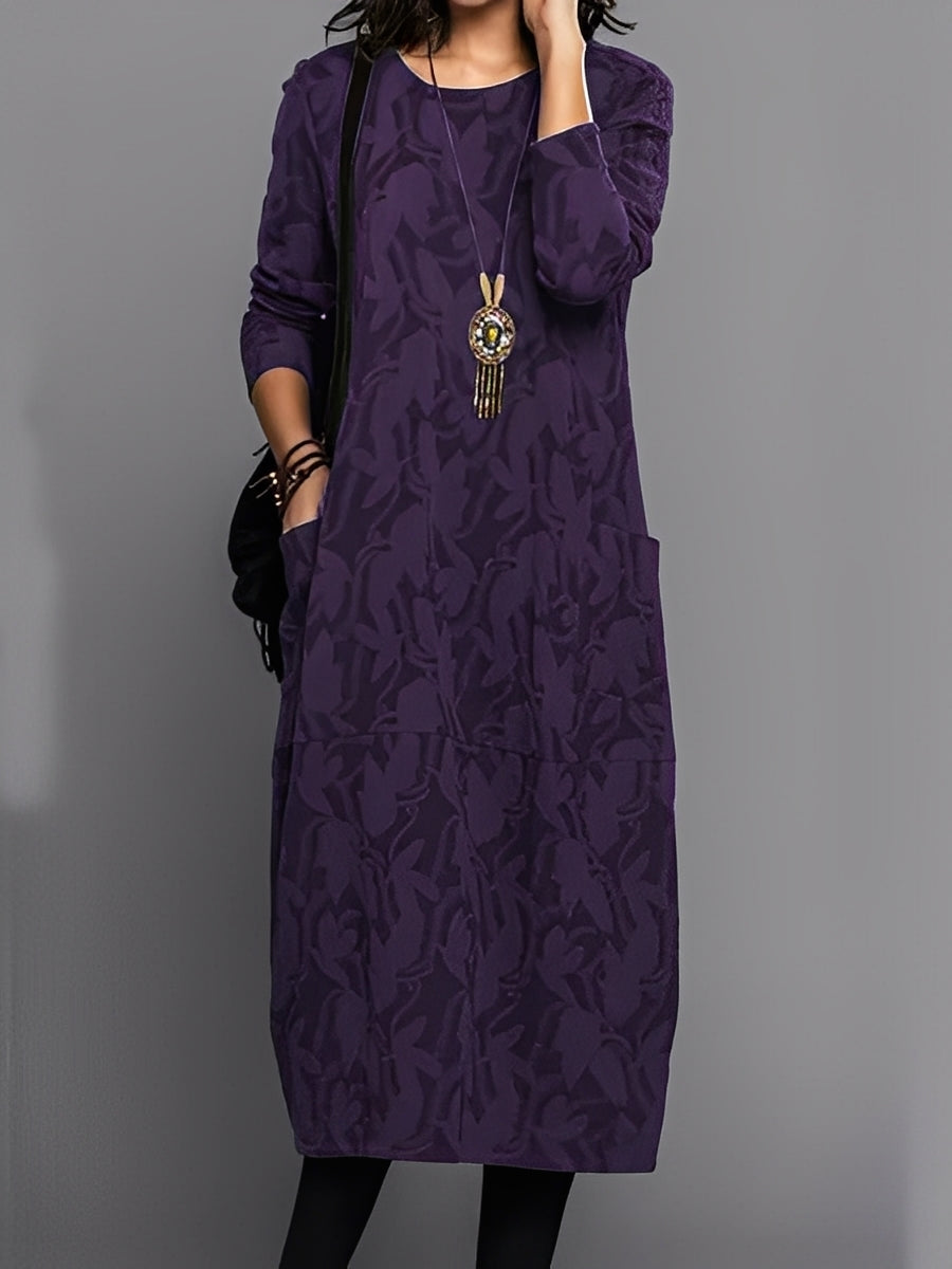 Kadence - Schickes Frauenkleid mit langen Ärmeln