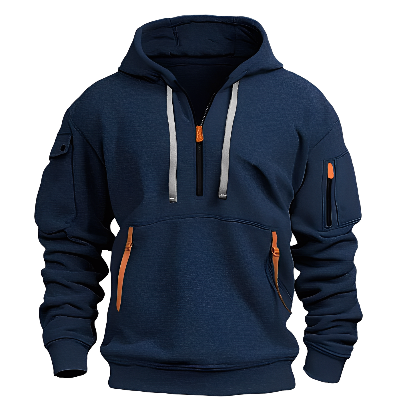 Cornell - Komfortabler Herren-Hoodie mit Reißverschluss