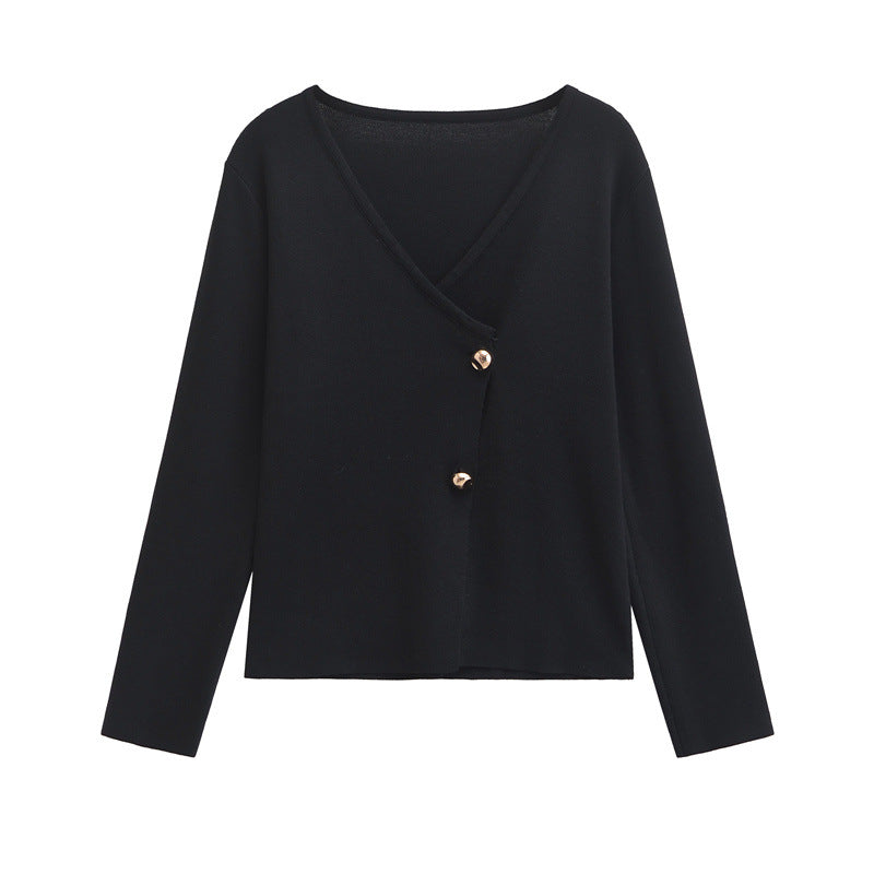 Helena - Schicker asymmetrischer Damen-Strickcardigan