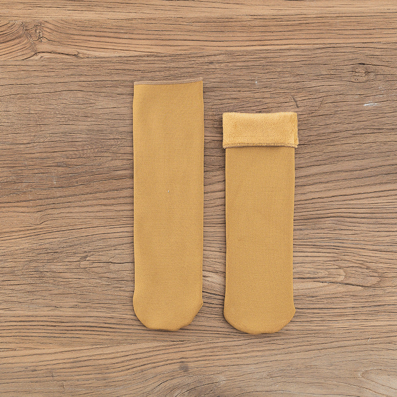 Gloria - Flauschige Samt-Wintersocken für Damen