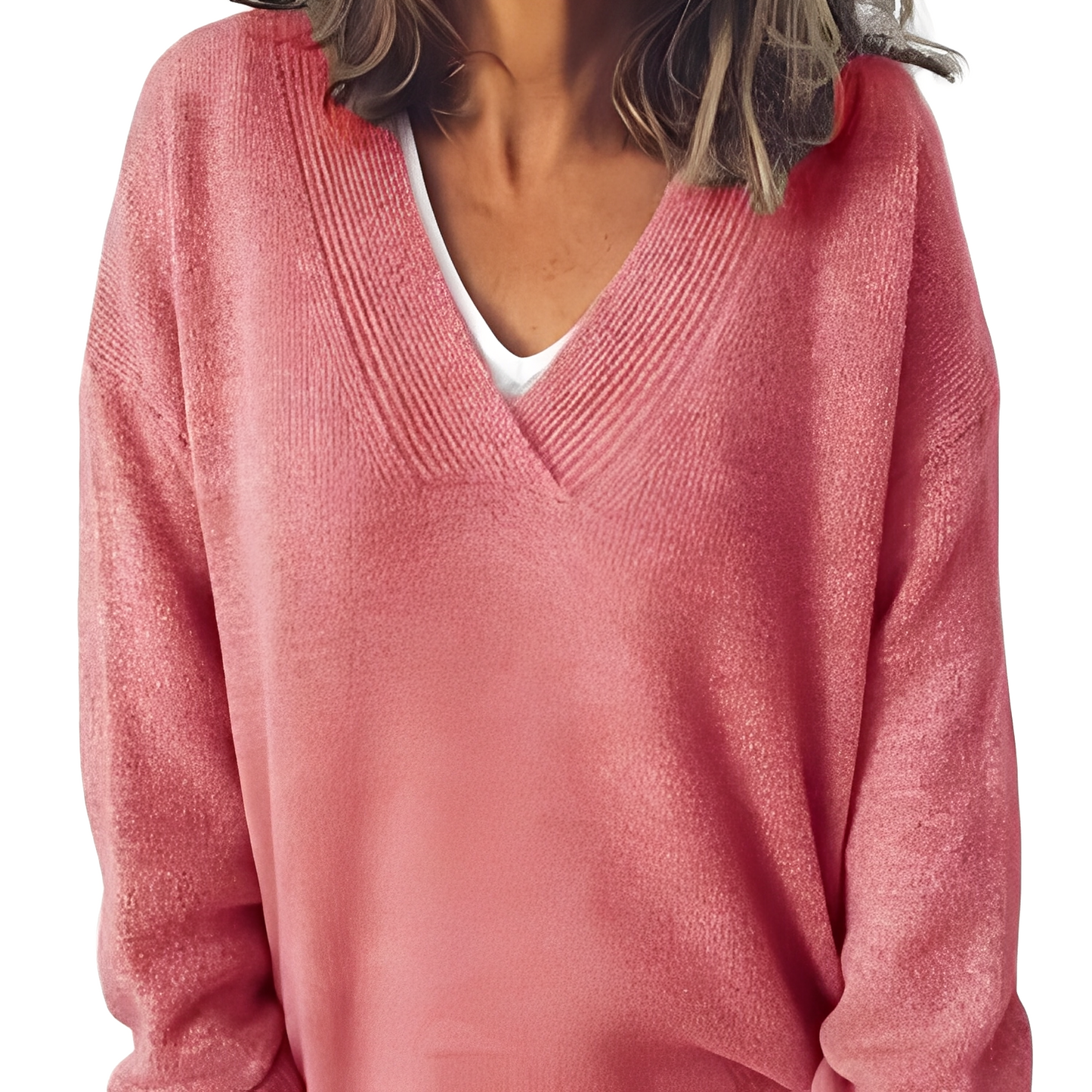 Camryn - Damenstrickpullover im lockeren Stil