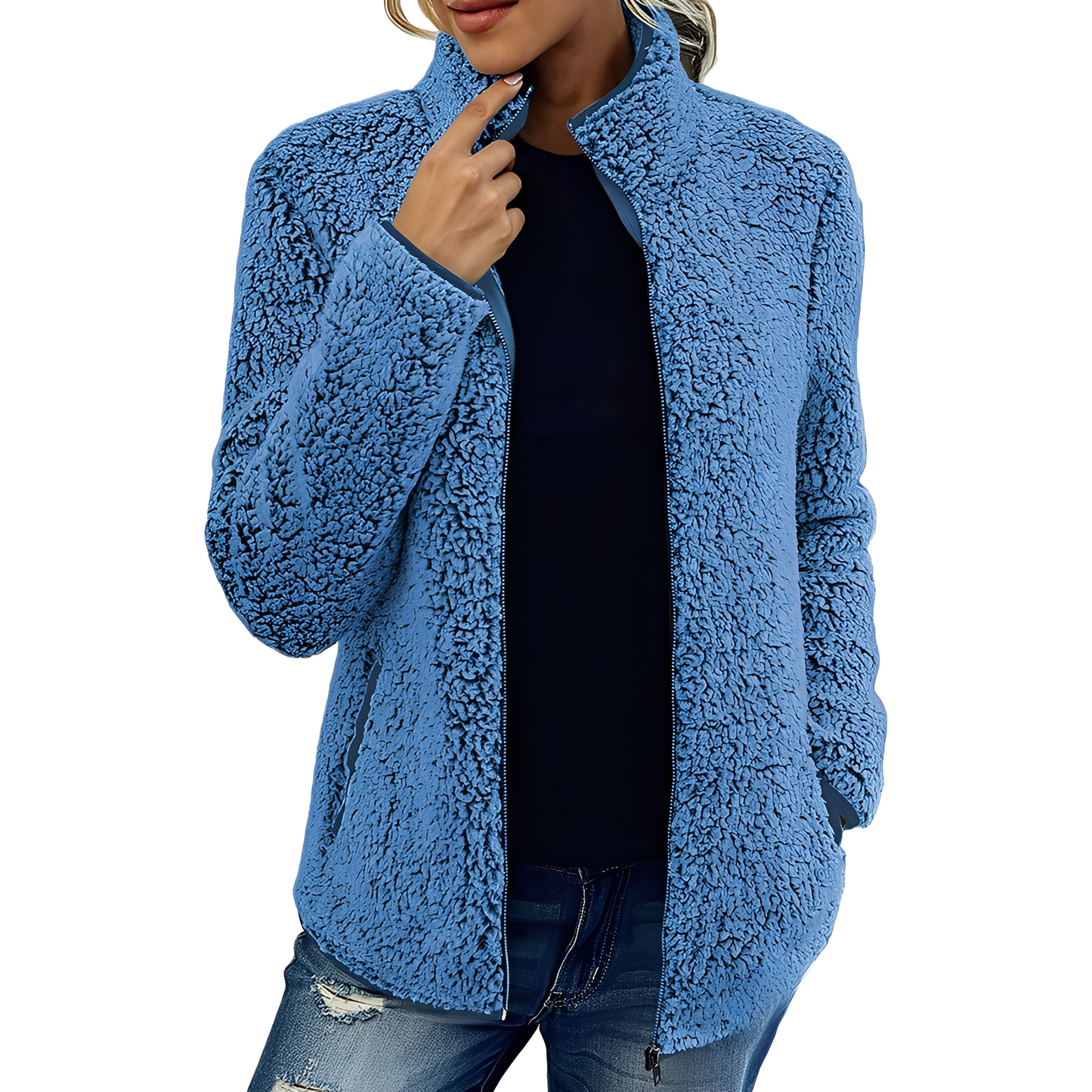 Larissa - Stilvolle und warme Damen-Fleecejacke