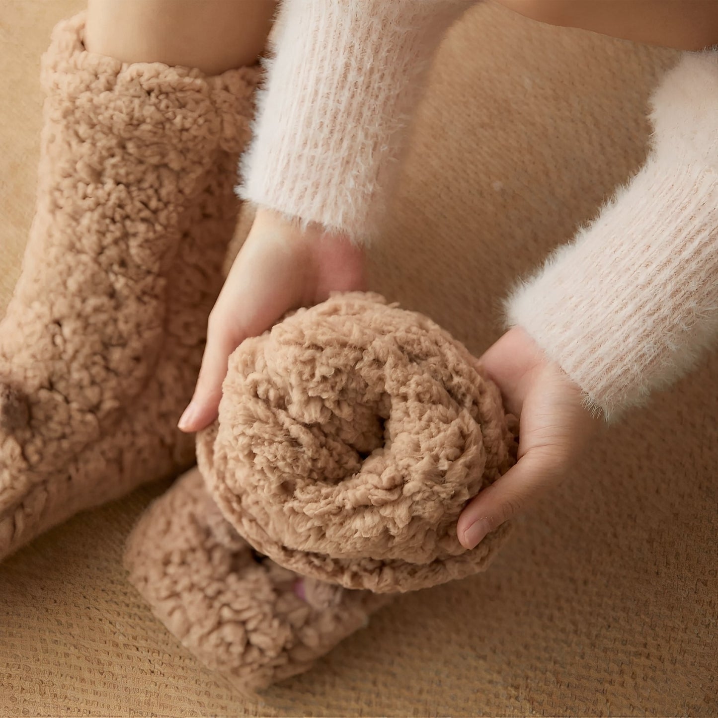 Caelie - Modische, weiche, dicke Fleece-Socken für Damen
