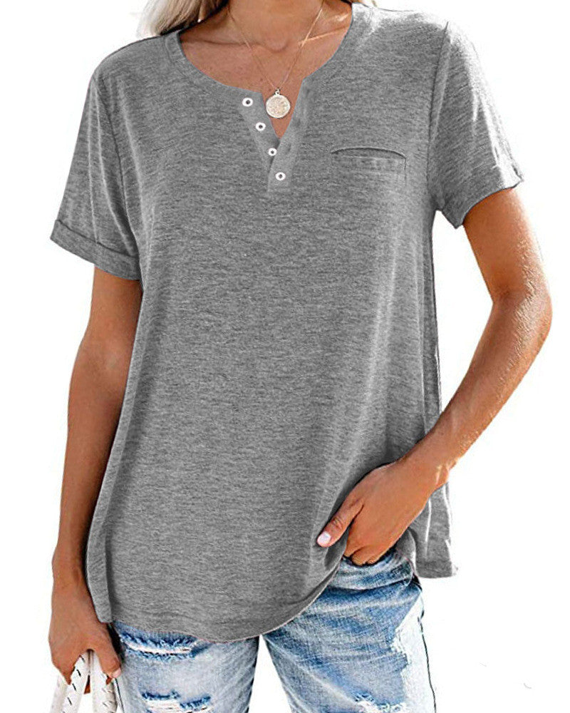 Élodie – Damen T-Shirt mit kurzen Ärmeln