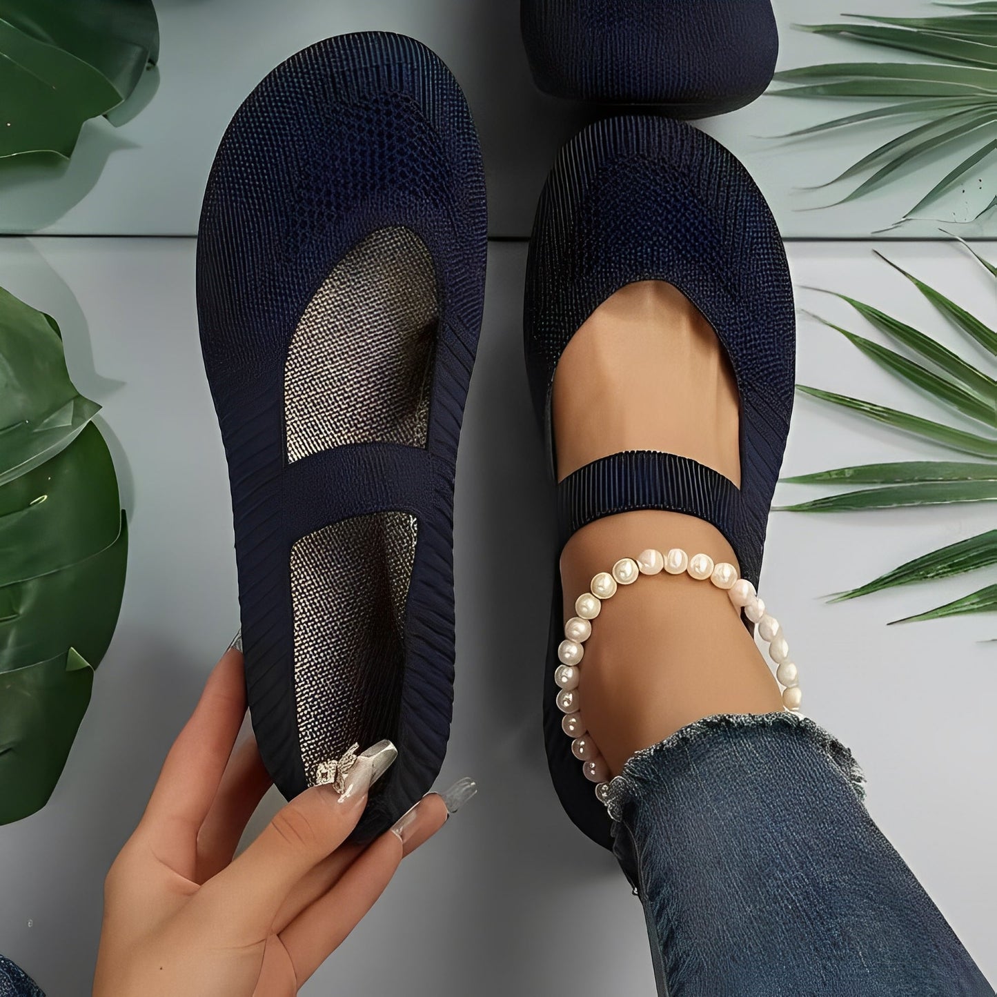 Rorie - Bequeme, weiche Frauenschuhe für zu Hause