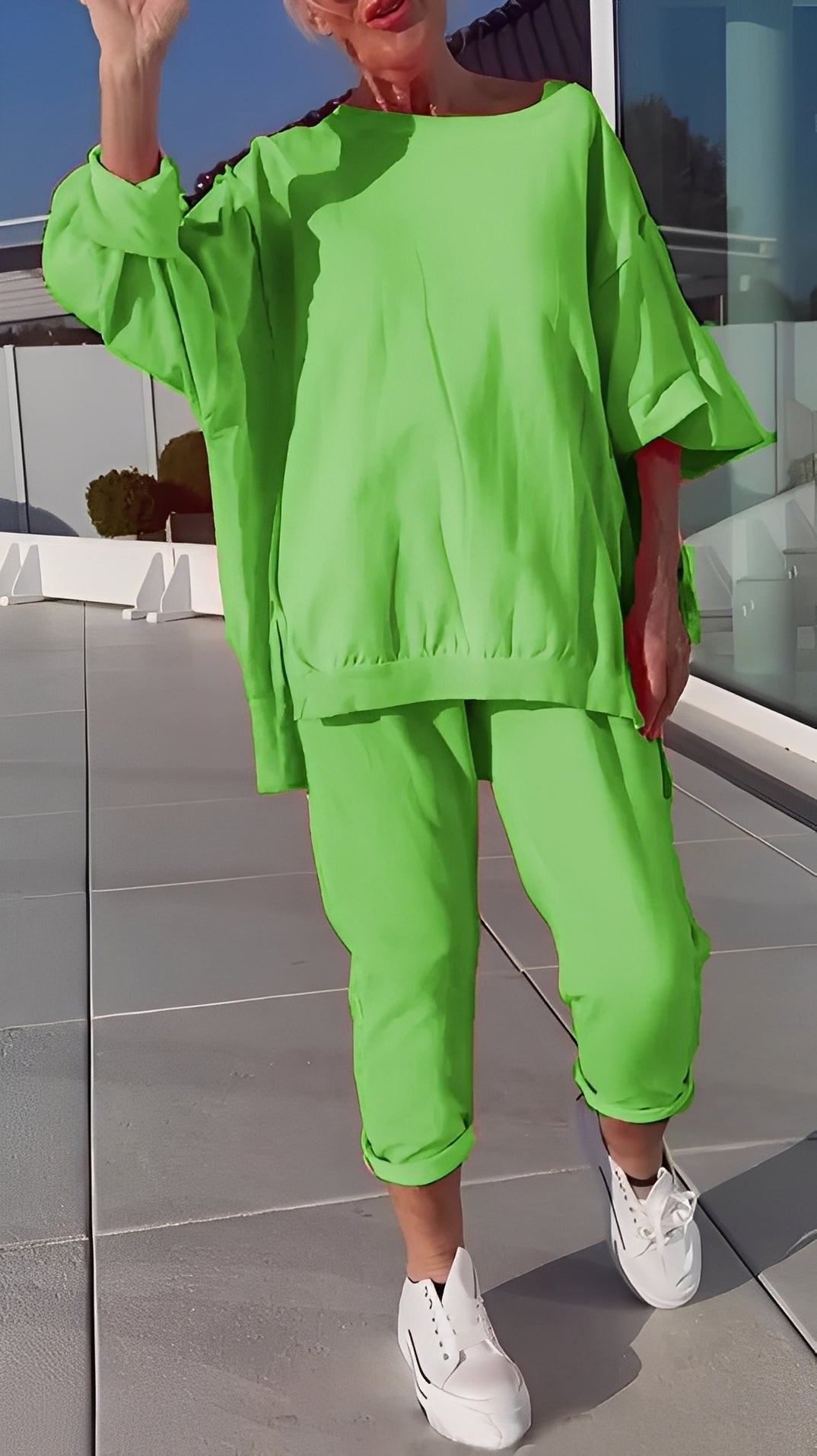 Eleanore - Komfortables Damen-Set mit weitem Oberteil und Hose