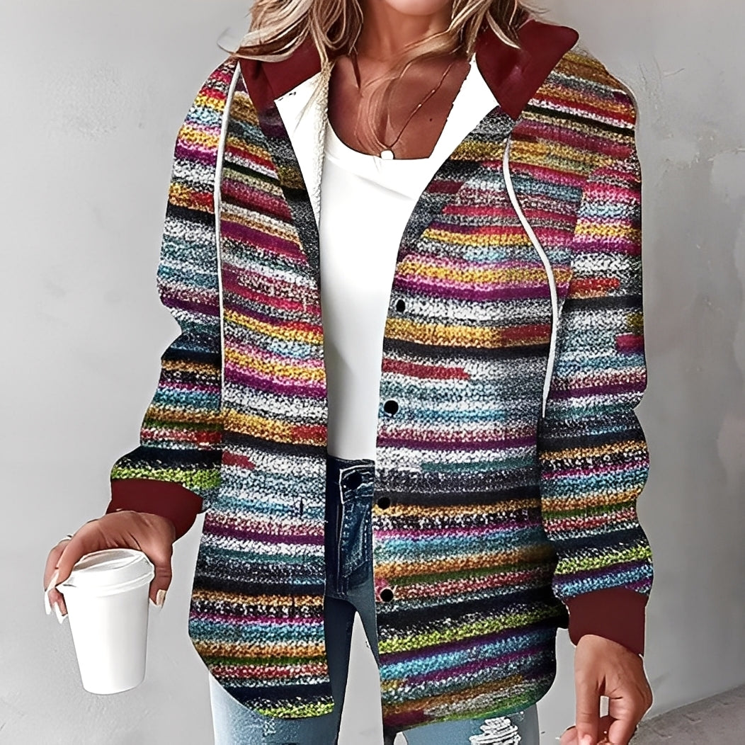 Briana - Bequeme, warme Damen-Hoodie-Jacke