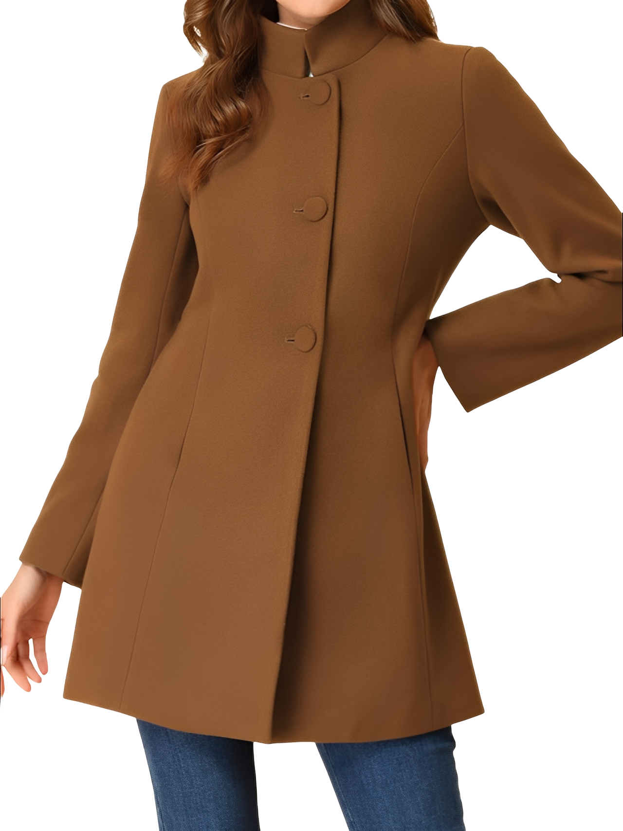 Kaitlyn - Moderne, figurbetonte Damenjacke mit Knöpfen