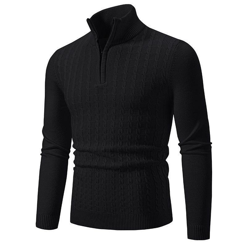 Derryl - Eleganter Herrenpullover mit Zopfmuster