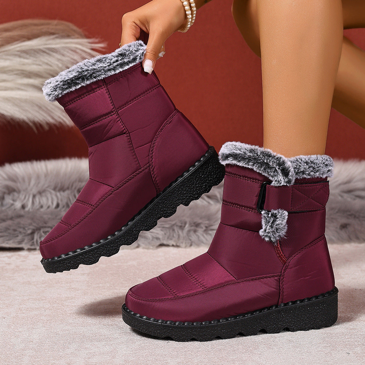 Denise - Komfortable, wasserdichte Damen-Winterstiefel