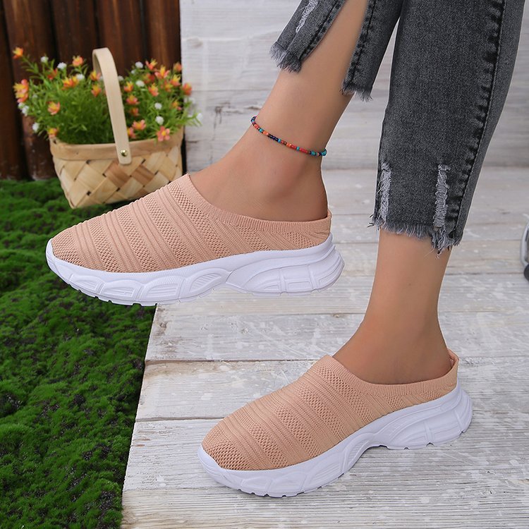 Malani - Moderne Damen Slip-On Sneaker mit Keilabsatz