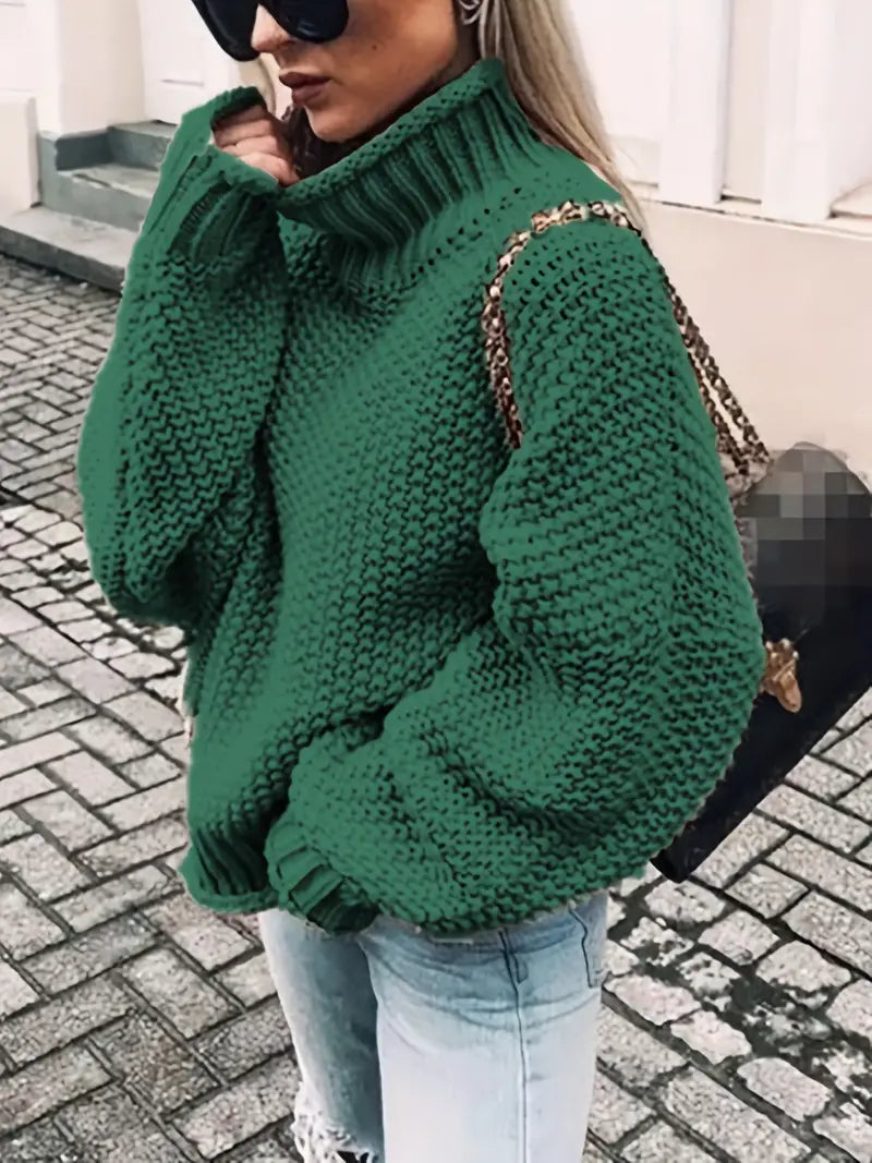 Vale – Rollkragenpullover einfarbig