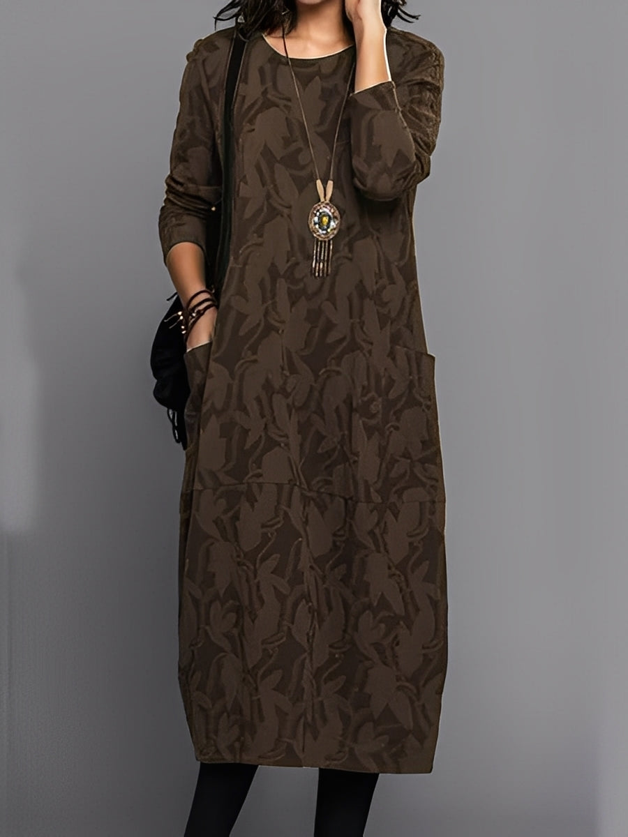 Kadence - Schickes Frauenkleid mit langen Ärmeln
