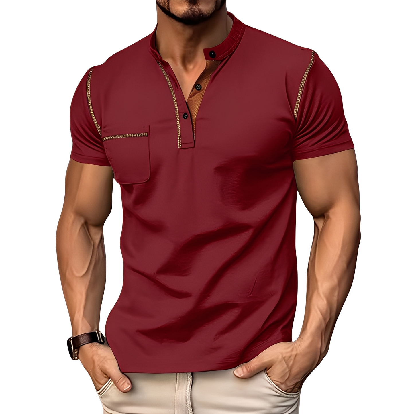 Brandon - Stilvolles, bequemes Herren-Poloshirt